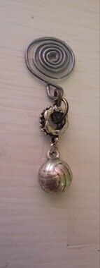 Handmade Teabag Charm -volleyball-